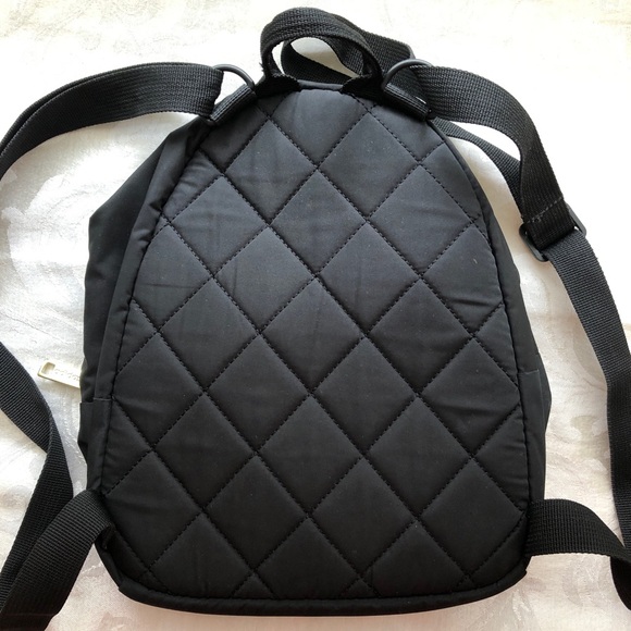 Adidas Mini Backpack Unisex Black/Gold - Picture 3 of 11